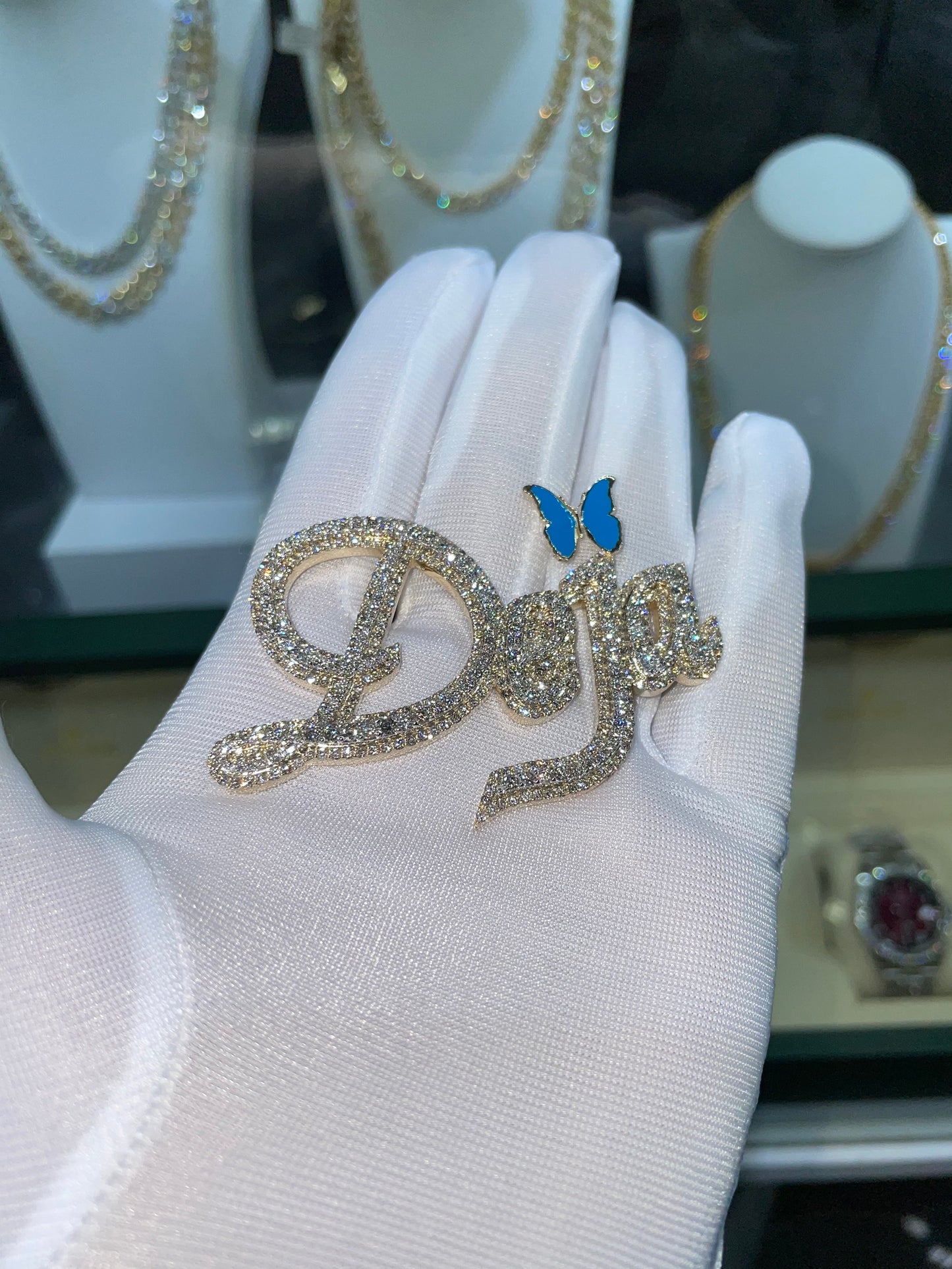 Custom Name "DEJA" Pendant