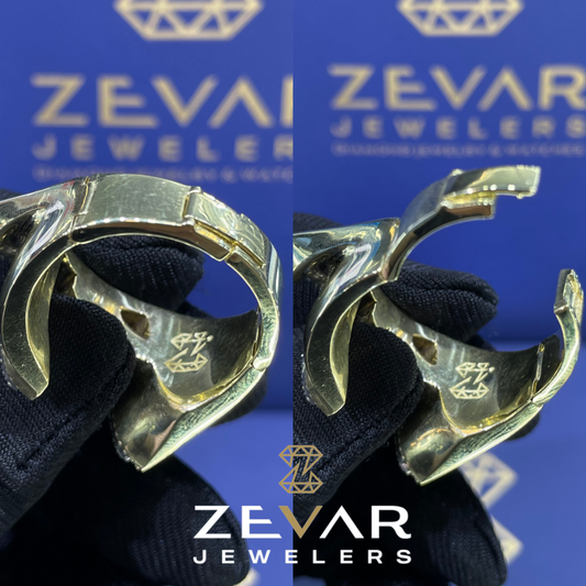 Custom Initials “PT” Ring